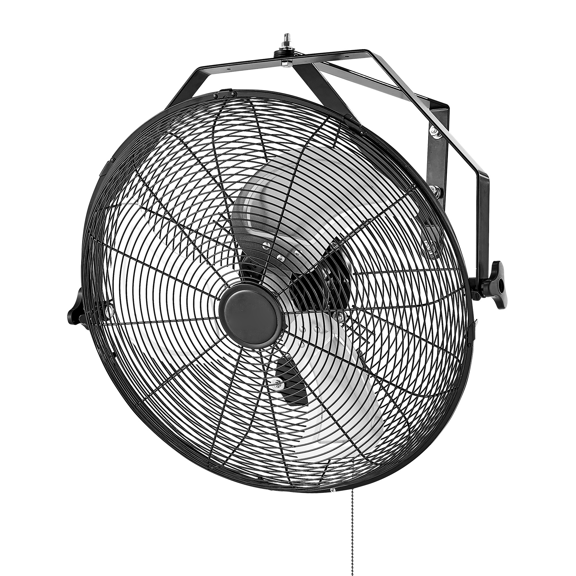 Industrial Wall Mount Fan 3 Speed Powerful Airflow For Workshop_voghion.com